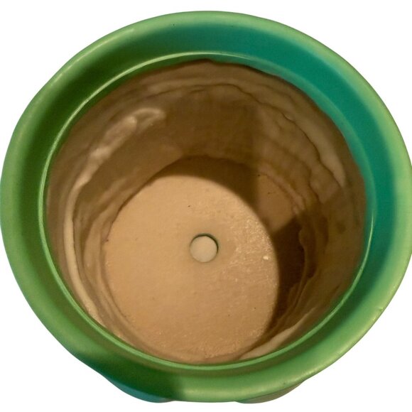 3D Resin Frog Planter Pot Lotus & Lily Pad Whimsical Home Or Garden Décor - Picture 4 of 6